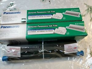 fax machine ink  film Panasonic two rolls  KX FA93