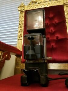 Vintage Coffee FAEMA MPN Lux Black Commercial Espresso Grinder Steel machine