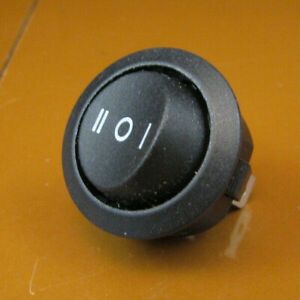 Cherry |Series SRJ |Round Panel Mount Rocker Switch - SRJ24A3HBBNN