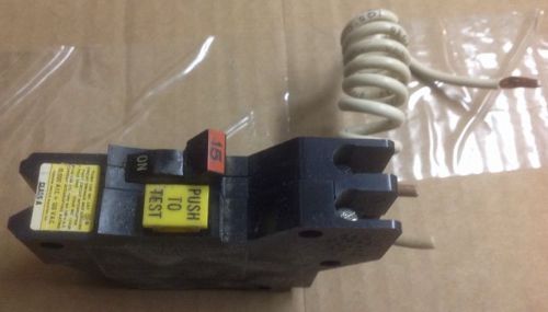 Federal pacific electric arc fault 15 amp single pole breaker circuit type nc for sale