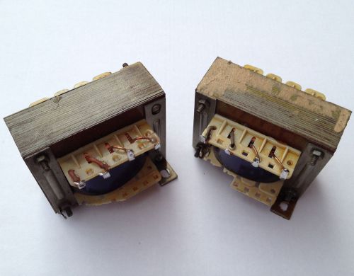 2 x step-down 120v - 6v 30w transformer 30va 6 volts ac for sale