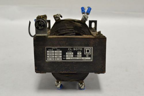 Square d 9070 eo-4 300va 1ph 600v-ac 120v-ac transformer b257569 for sale