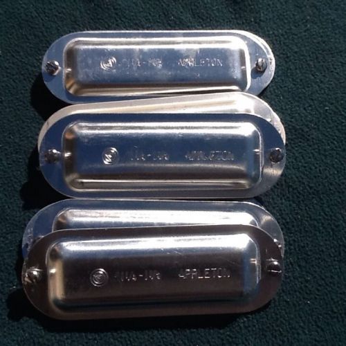 Appleton Unilet 1-1/4&#034; To 1-1/2&#034; LB Form 85 Cover.   Lot Of 9