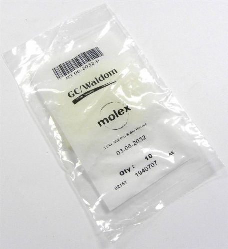 BRAND NEW MOLEX CONNECTOR PLUG HOUSING 3POS 3.68MM MODEL 03-06-203 (5 AVAIL.)