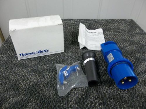 THOMAS BETTS TB RUSSELLSTOLL WATERTIGHT 3750DP 30A 600VAC PLUG CONNECTOR NEW