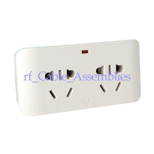 IEC 3 Outlet AC Switch Power Strip Connector Socket Adapter 3pin Plug Converter