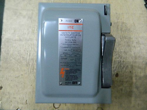 New siemens ite sn 421 sn421 interuptible electric switch 30 amps 240 volts for sale