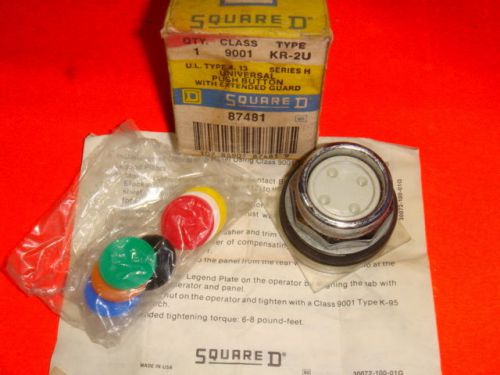 Square D Push Button Operator w/ Universal Colors 9001 KR-2U, NEW IN BOX