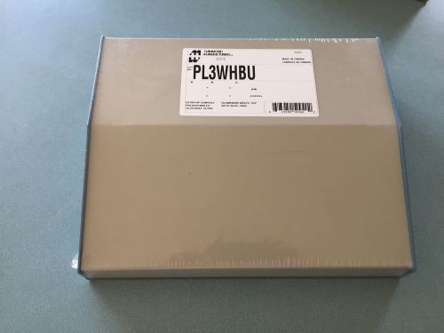 Enclosure-alum-sloped-Hammond-Manufacturing  p/n 1456PL3WHBU-14&#034; x 11.3&#034; x 3&#034;