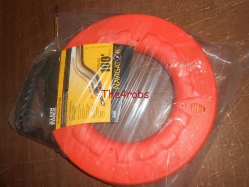 New Klein 100&#039; Fiberglass Electricians Fish Tape 56010