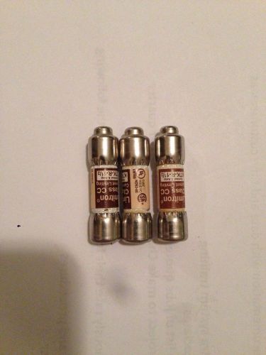 1 EACH BUSS BUSSMANN KTK-R-1-1/2 KTKR1-1/2 FUSE 600V