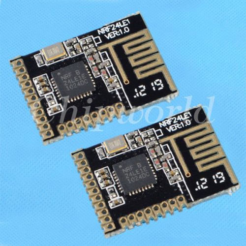 2pcs nrf24le1 wireless module nrf24l01 + mcu wireless communication module for sale