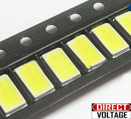 100 pcs  5630/5730 single chip smd smt led 0.5w  white for sale