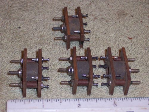 OG5645 - Build-It! Bargain: Four (4) vintage Cup-Core Slug-tuned Inductors