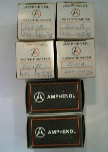 NIB AMPHENOL 2151B PRECISION POTENTIOMETER .25IL 20K 10-turn