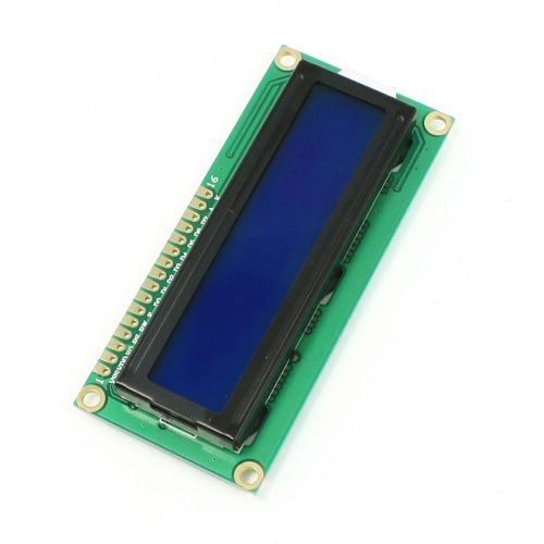 NEW DC 5V Standard 16 x 2 Character Blue Backlight LCD Display Module Black