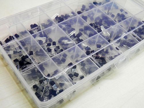 18 value 900pcs bipolar transistor to-92 box kit a1015 - 2n5551 18 for sale