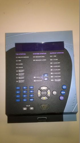 GE Multilin SR750 Feeder Managment Relay Display Card and Faceplate