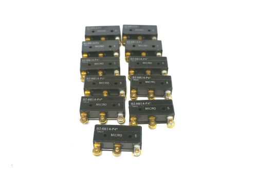 11 NEW MICROSWITCH BZ-R814-P4 LIMIT SWITCH BZR814P4