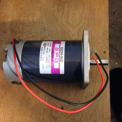 SPG GEARED DC ELECTRIC MOTOR,90 WATT 90 VOLT. CURRENT 1.4A, RPM-2800 #S9D90-90D-