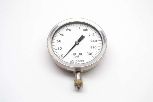 ASHCROFT 351009AW02L DURALIFE 0-300PSI 3-1/2 IN 1/4 IN PRESSURE GAUGE B440163