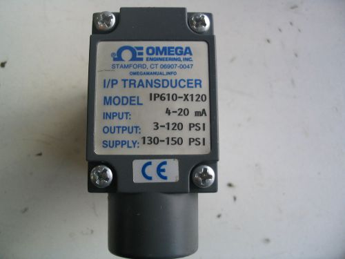 Omega Eng IP610-X120 Electronic Air Pressure Control 3-120 PSI Class I Div 1 Loc