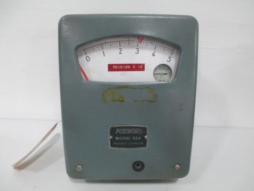 FOXBORO 43-A4F PNEUMATIC PRESSURE 0-1000PSI TRANSMITTER D256717