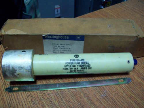 NEW WESTINGHOUSE POWER FUSE REFILL BA-400 116D977A30