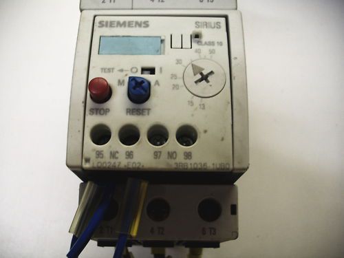 SIEMENS SIRIUS 3RB1036-1UB0 CLASS 10 OVERLOAD 13-50A QUANTITY!!!