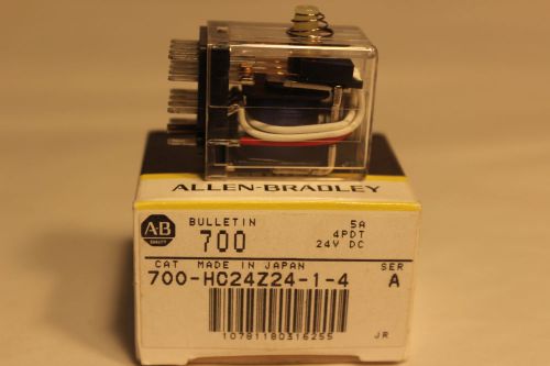 *new* allen bradley 700-hc24z24-1-4 5a 4pdt 24vdc relay for sale