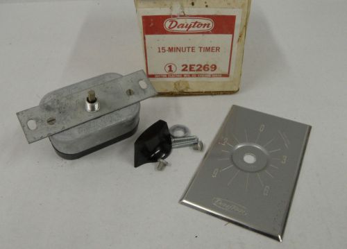 New NOS DAYTON 2E269 Spring Wound Timer - Vintage