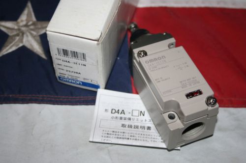 NEW Omron Limit Switch D4A-1E11N BNIB