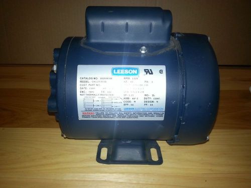 Motor 1/4hp leeson 1725rpm 1ph 60hz fr48z tefc c4c17fz5 5b for sale