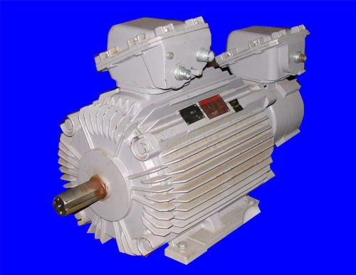 VERY NICE MITSUBISHI 7 HP FLAME PROOF INDUCTION MOTORS