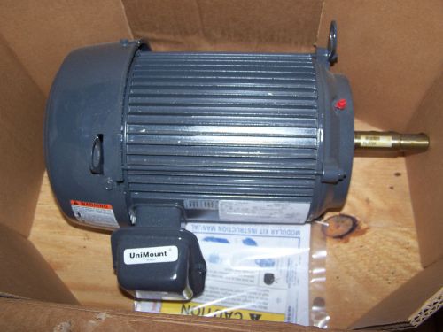 NEW EMERSON 7-1/2 HP AC ELECTRIC MOTOR UJ7S1BFM 3465 RPM 184JM FRAME 230  /460V