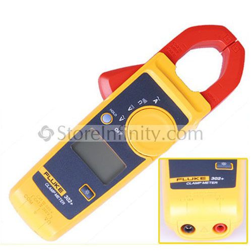 Fluke 302+ clamp meter ac/dc handheld multimeter 400a 0.1? 25mm for sale