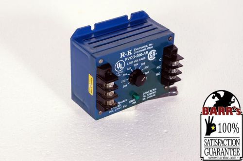R-k industries pvco 200 3ph voltage relay, 208-240vac , 60hz, for sale