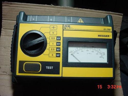 ideal 61-792 5kv megger/insulation tester