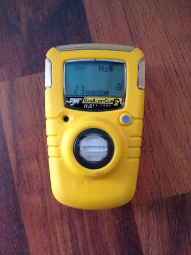 BW Technologies GA24XT-H Gas Alert Clip Extreme H2S Detector Honeywell 23 months