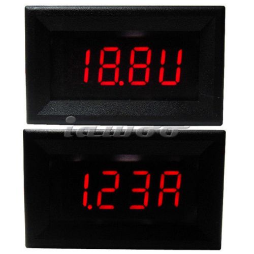 Measuring Amperage Voltage Digital Voltmeter Ammeter Panel Meter DC 4.5-30V 0-2A