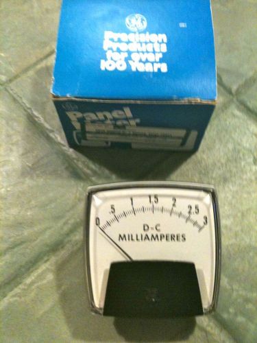 GE model 162 milliamps DC panel meter