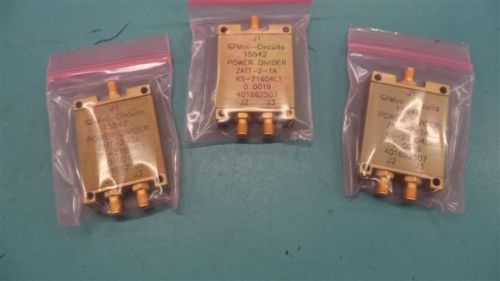 Mini Circuits, POWER DIVIDER ZATT-2-1A,  KS21604 L1 - LOT OF 9 EA