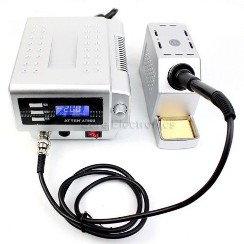 Atten at80d lcd displaty digital soldering station 150c-450c 80w at-80d 220v esd for sale