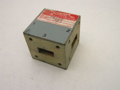 Microwave Associates waveguide WR62 Circulator Isolator 8K220