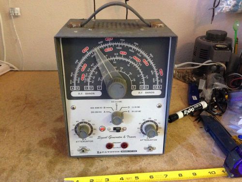 VINTAGE LAFAYETTE KT-208 SIGNAL GENERATOR AND TRACER TUBES