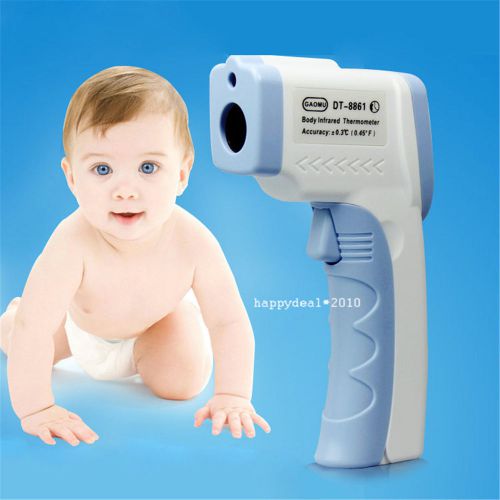 Non contact ir infrared thermometer for baby body head gun shape lcd digital ce for sale