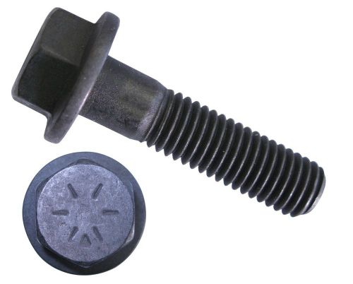 Infasco 3/4-16x2 1/2 Grade 8 Hex Flange Bolt Full Thread UNF Black Phos Pk 27