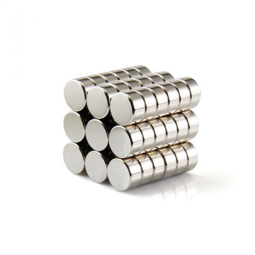 50pcs 10x5mm neodymium disc super strong rare earth n35 small fridge magnets for sale