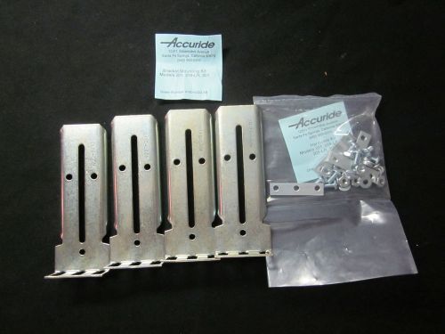 New Accuride International 201 204-LR 301 3307 Bracket Mounting Kit 4 1/2&#034;