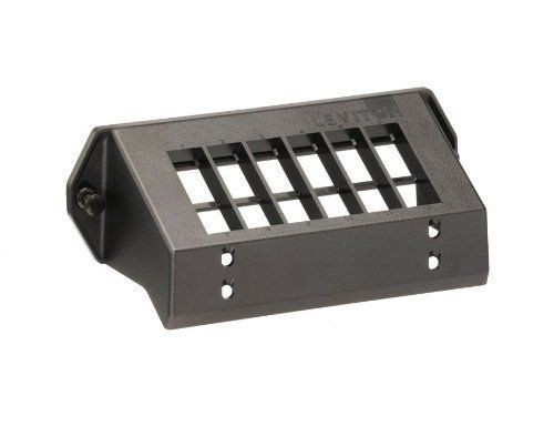 Leviton 47600-QPB 12-Port  QuickPort Mounting Bracket  Accepts 12 QuickPort Conn